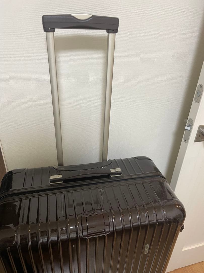美品RIMOWAサルサデラックス104L/4輪ブラウン