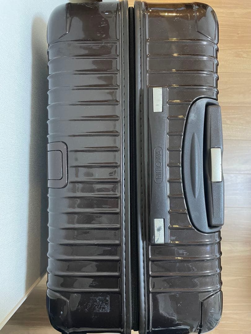 美品RIMOWAサルサデラックス104L/4輪ブラウン