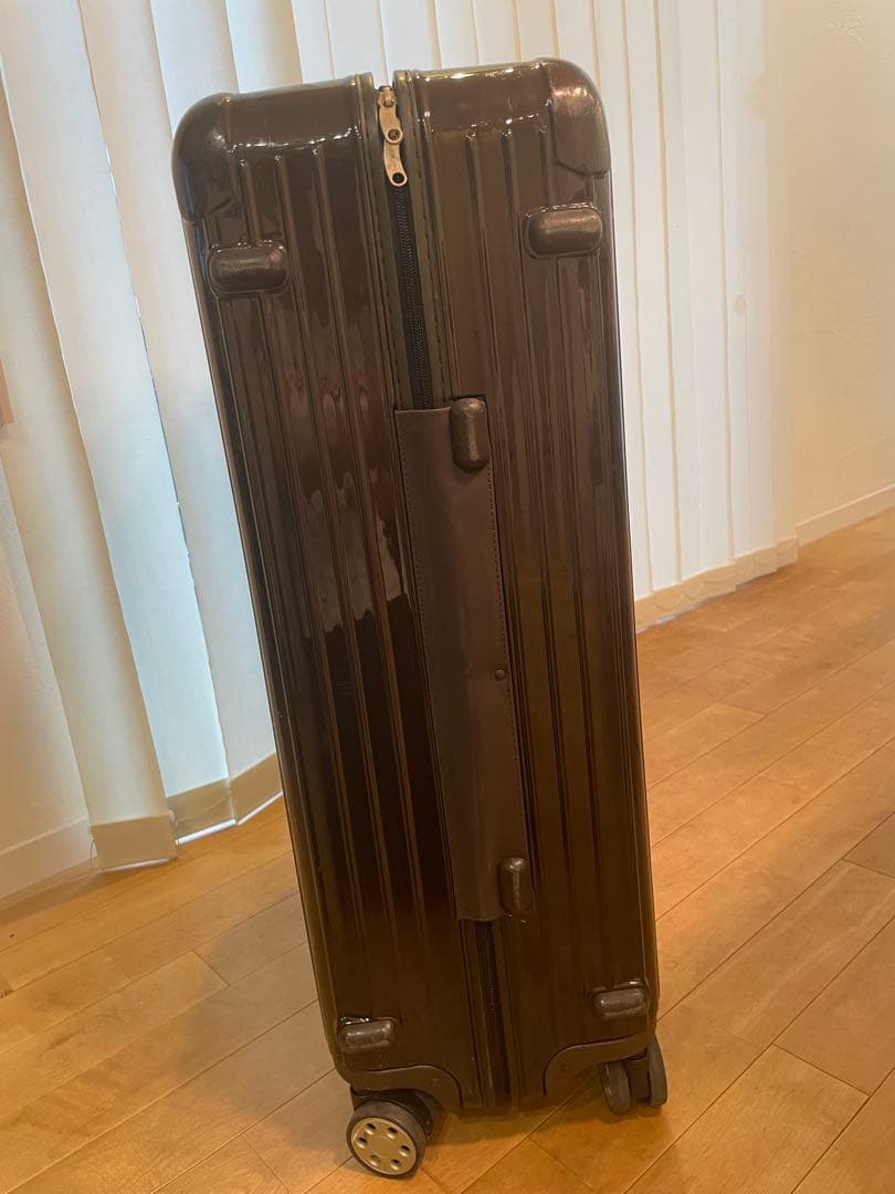 美品RIMOWAサルサデラックス104L/4輪ブラウン