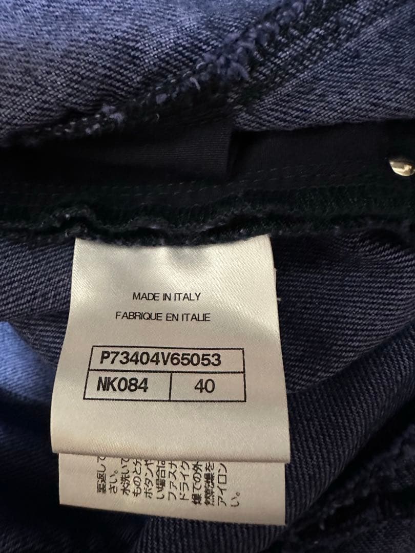 CHANEL デニムワイドパンツ