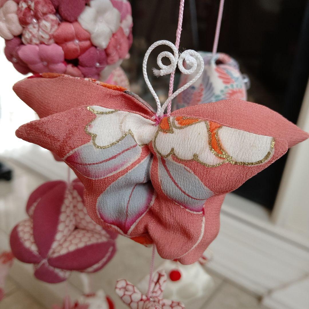 吊るし飾　✿台付✿　吊るし雛　ちりめん細工　ハンドメイド　ひな祭り