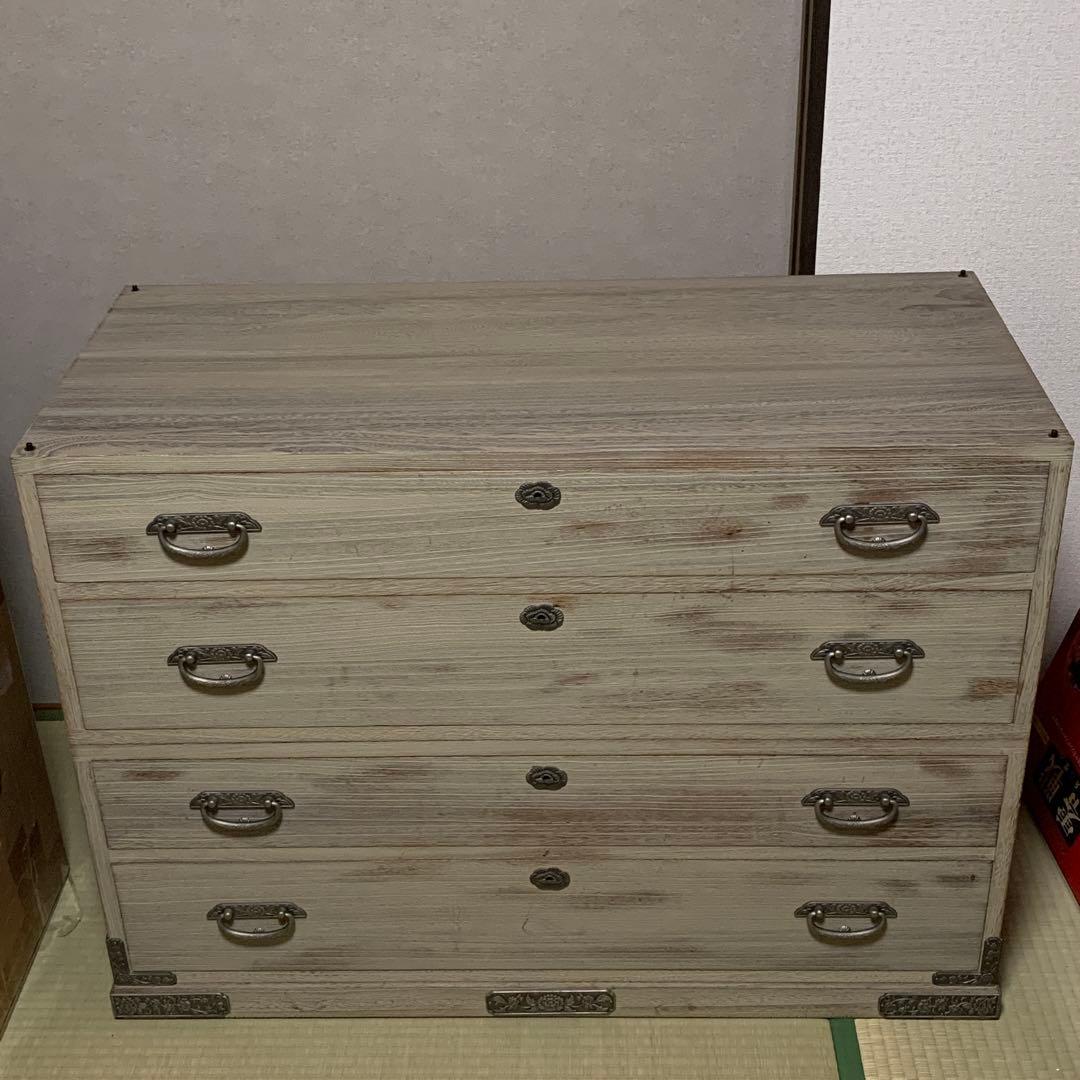 引き取り割引有　定価62万円　最高級　桐タンス　會津松本 3段式