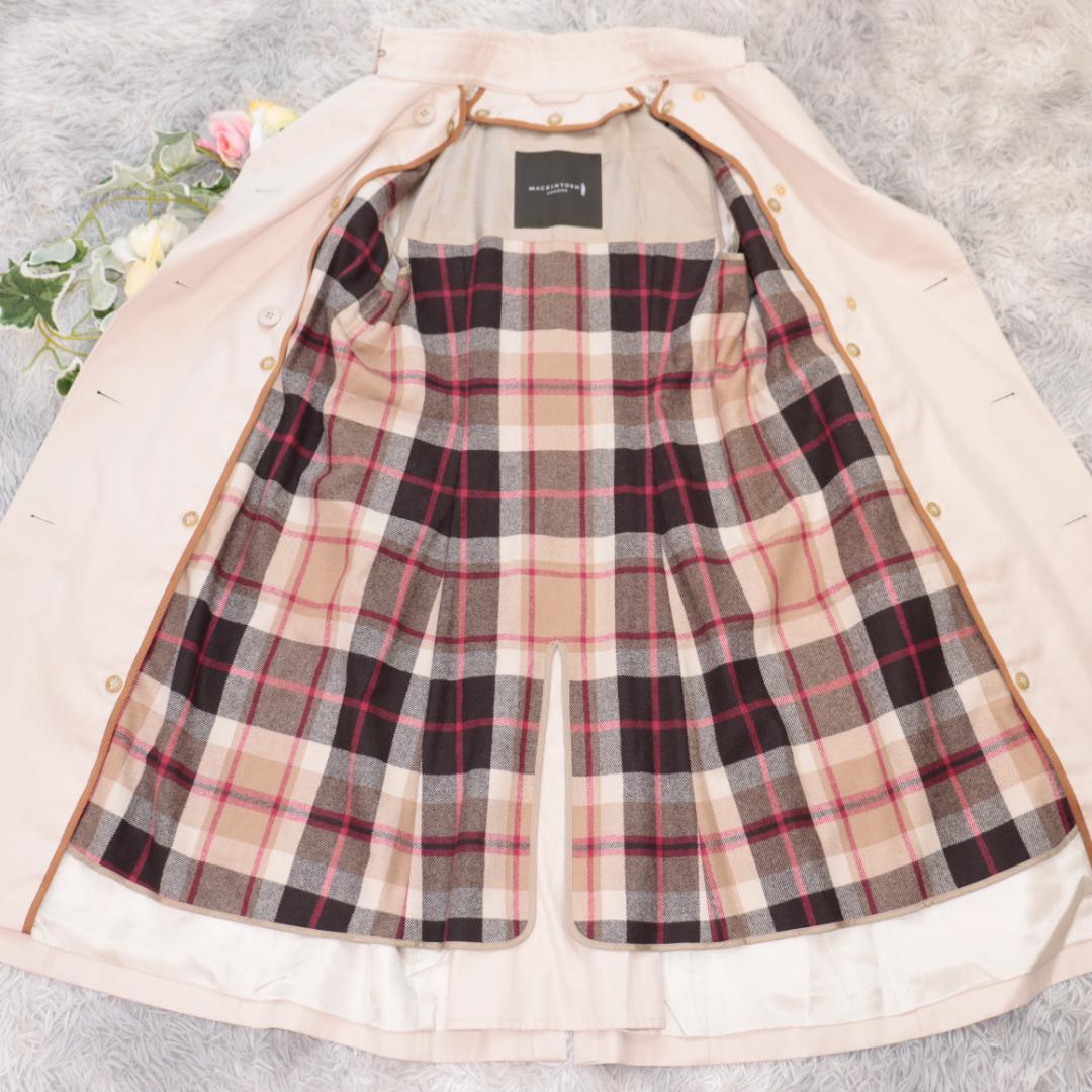 美品マッキントッシュロンドン✨トレンチコート　ライナー　ベルト　ロング　ベージュ