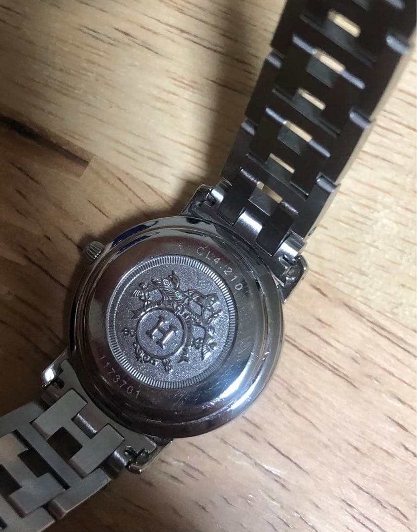 専用ページ　エルメス クリッパー CL4.210 クオーツ ホワイト レディース