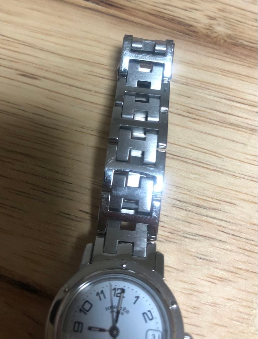 専用ページ　エルメス クリッパー CL4.210 クオーツ ホワイト レディース