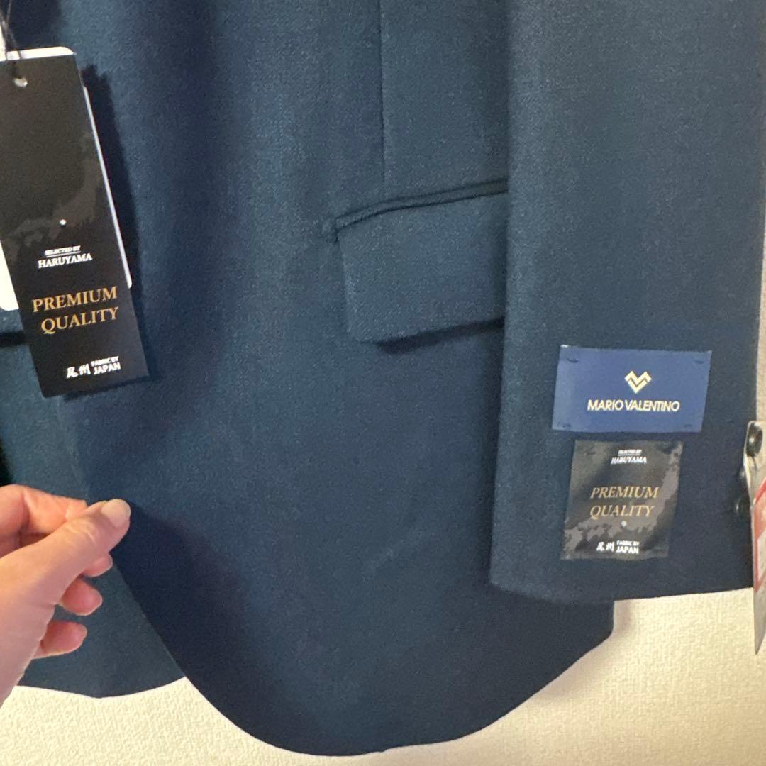 【新品】マリオバレンチノ×尾州ウール テーラードジャケット ネイビー AB6