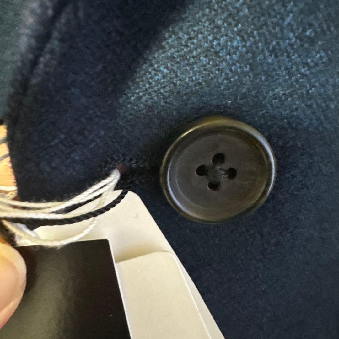 【新品】マリオバレンチノ×尾州ウール テーラードジャケット ネイビー AB6