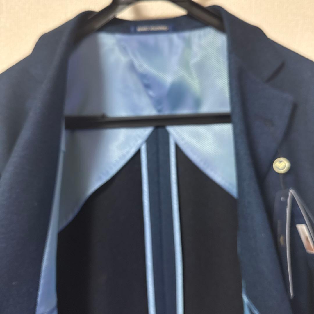 【新品】マリオバレンチノ×尾州ウール テーラードジャケット ネイビー AB6