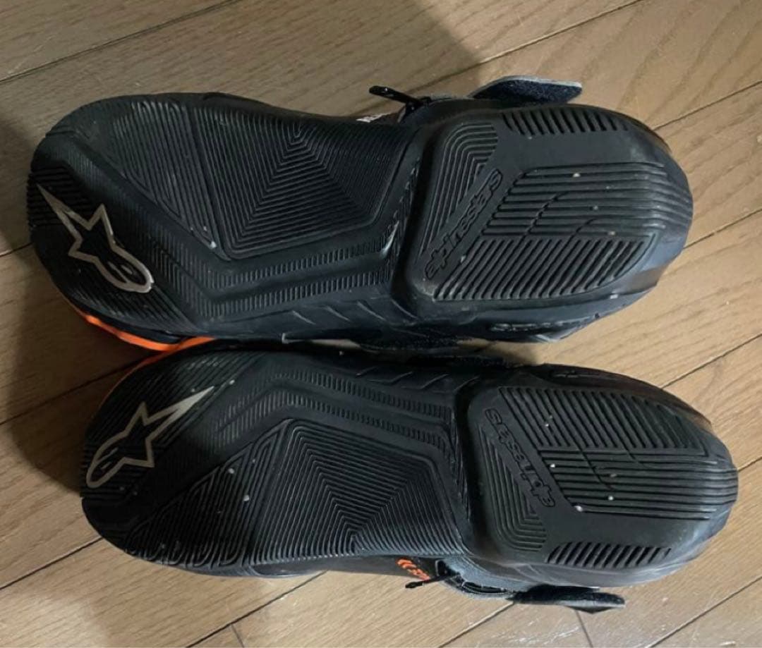 ★早い者勝ち ☆セール！KTM バイクブーツ 黒/オレンジ　JP 28.5