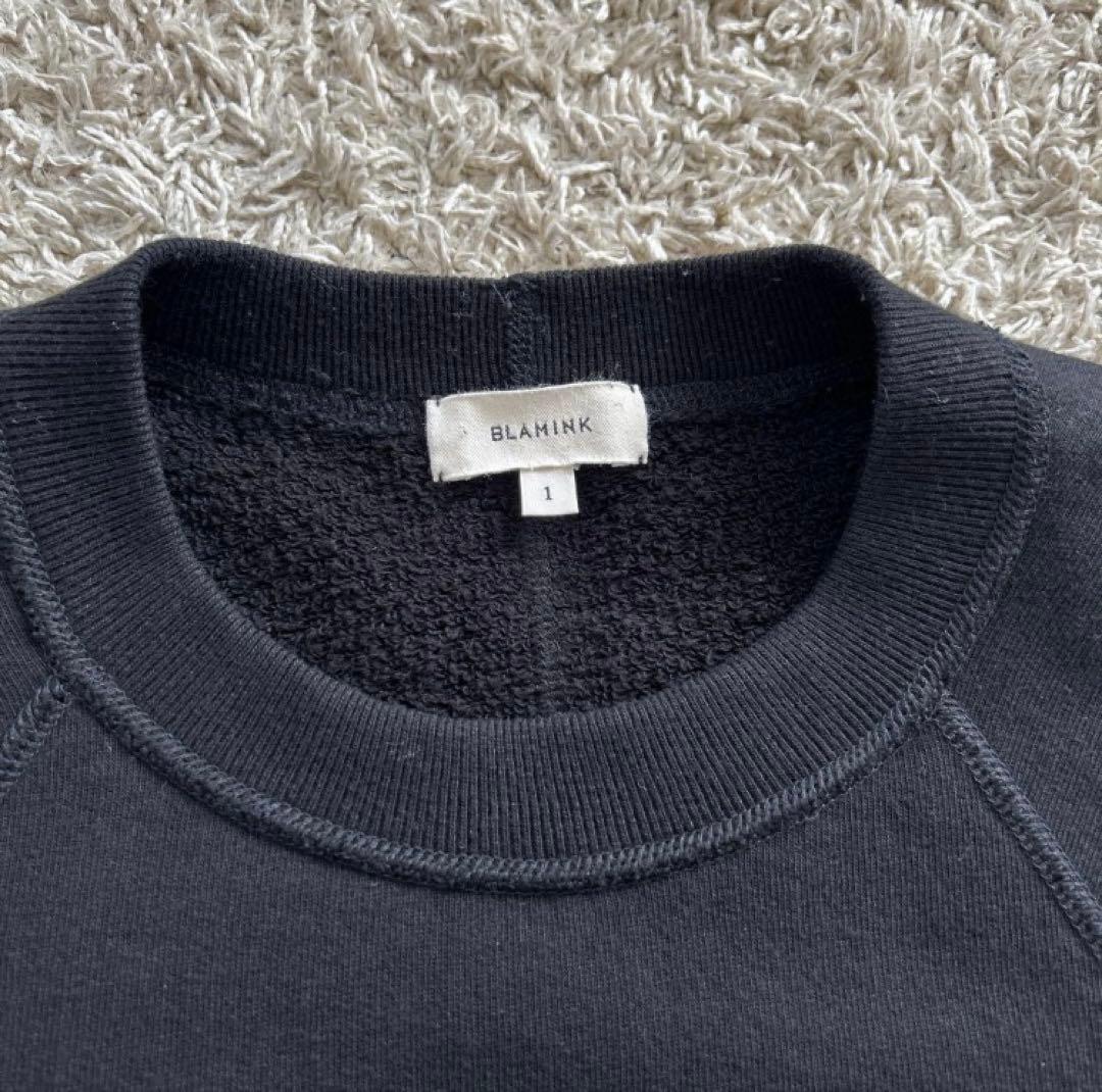 BLAMINK ブラミンク　吊り裏毛ロゴショートスリーブ　1