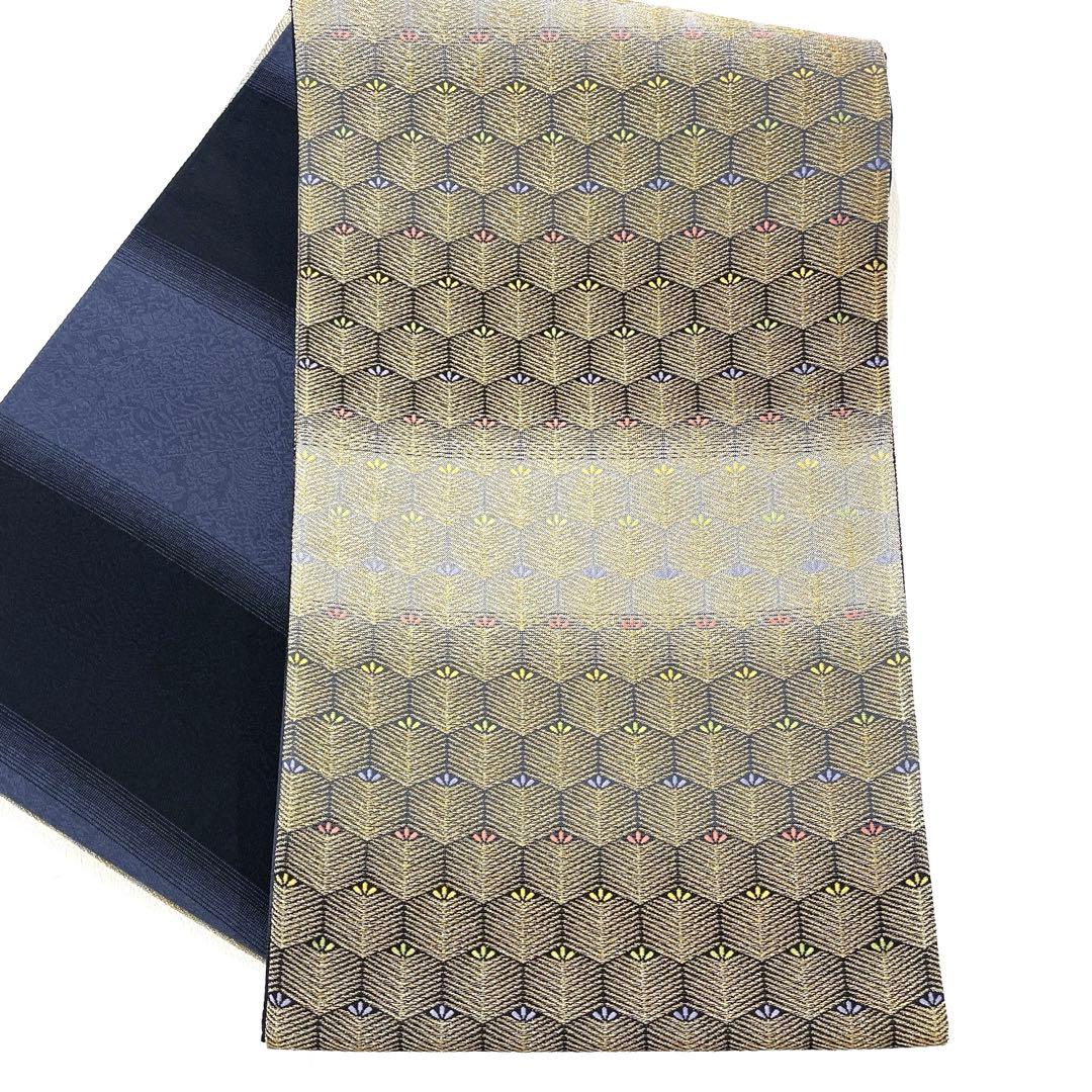 専用帯6363 6224 二点セット ●高級 正絹 片面全通 リバーシブル 袋帯