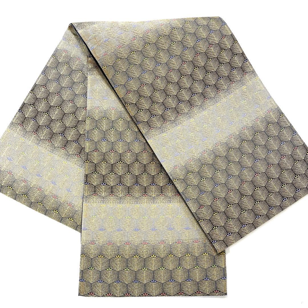 専用帯6363 6224 二点セット ●高級 正絹 片面全通 リバーシブル 袋帯