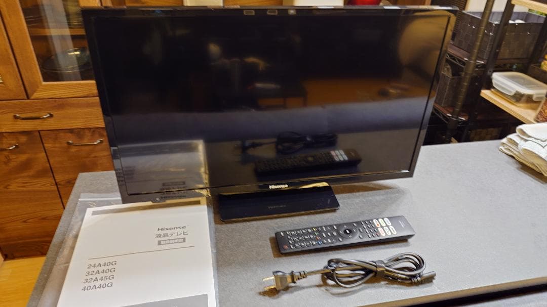 ＜中古＞24v型テレビ／ハイセンス24A40G・ネット動画対応