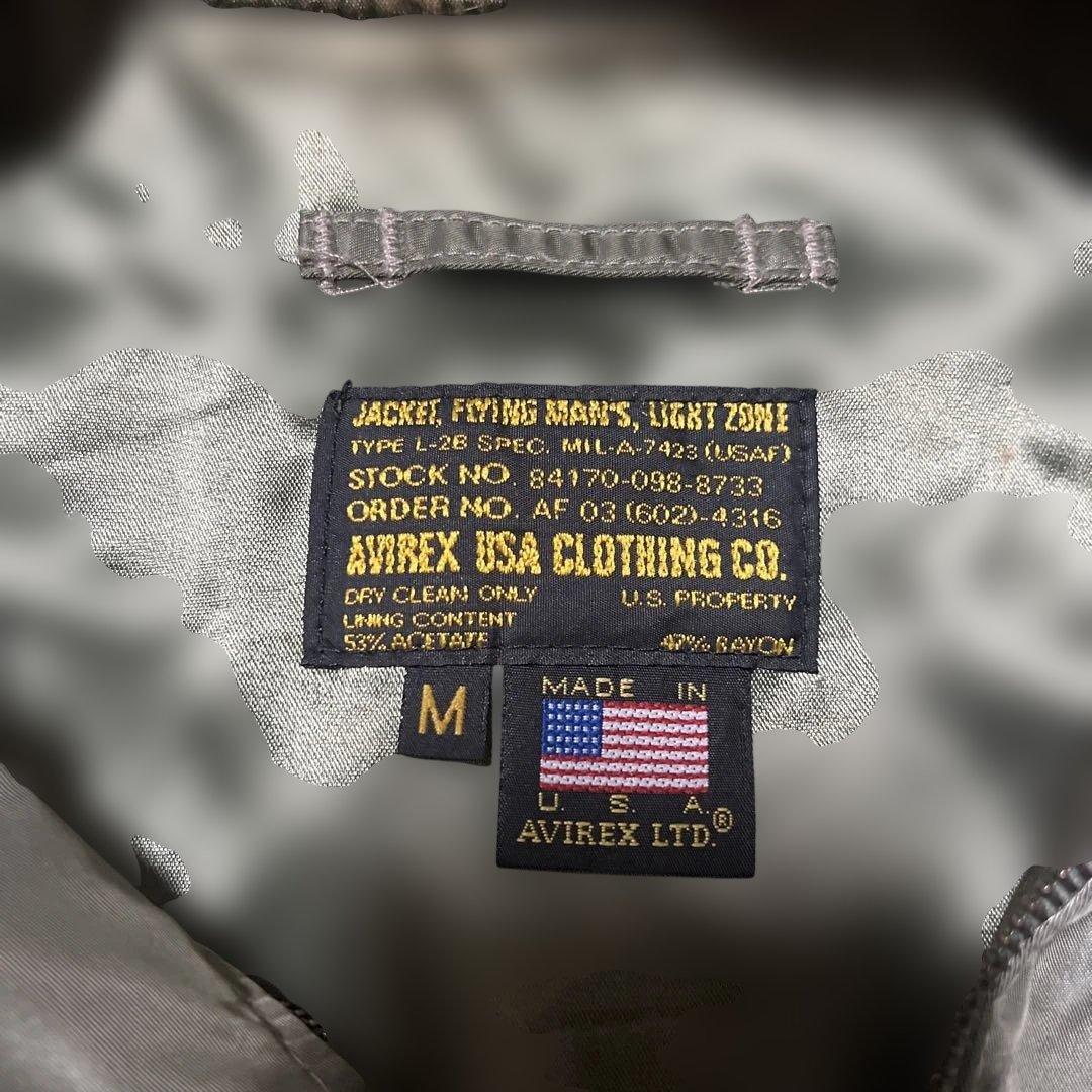 AVIREX アヴィレックス　L-2B USA製　フライトジャケット