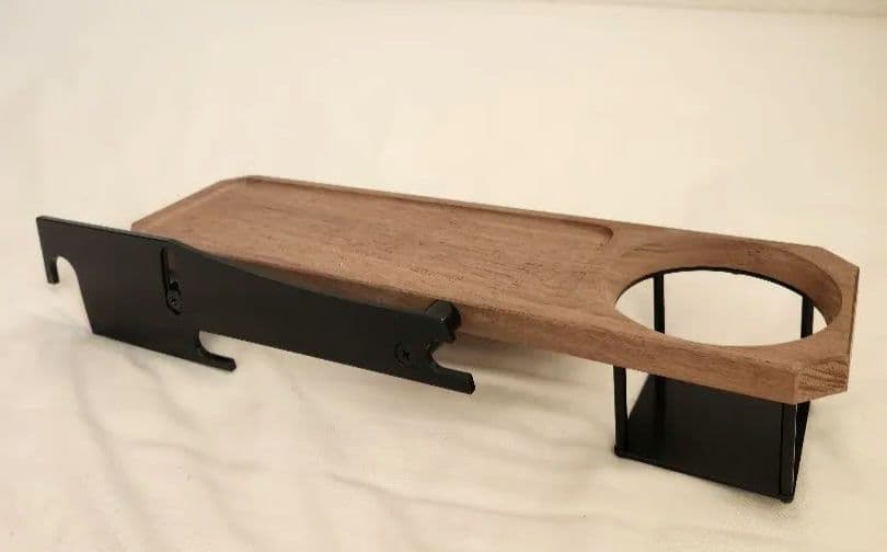 INAVANCE ONES TABLE ウォールナット・アルマイト黒