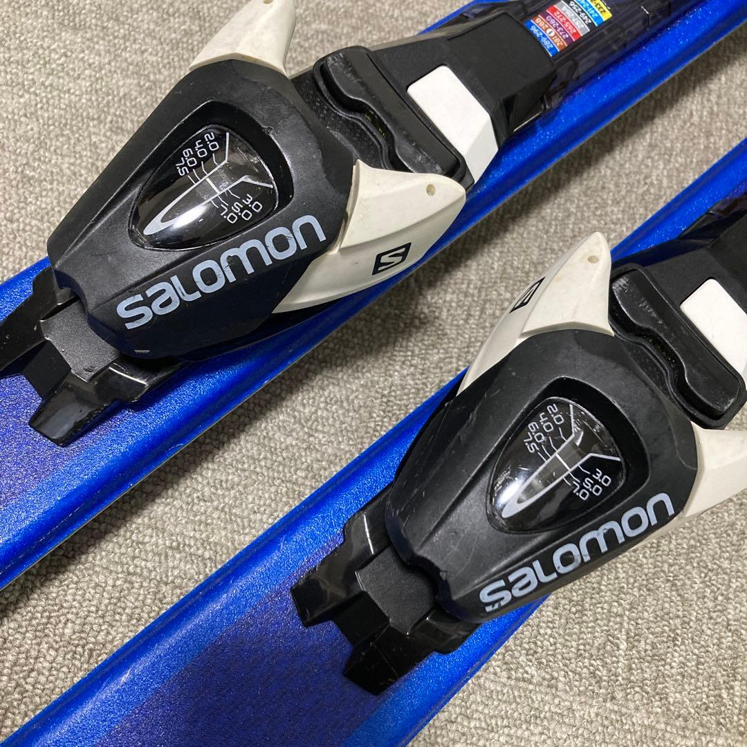 SALOMON スキー板　ジュニア　150㎝　ストック付き