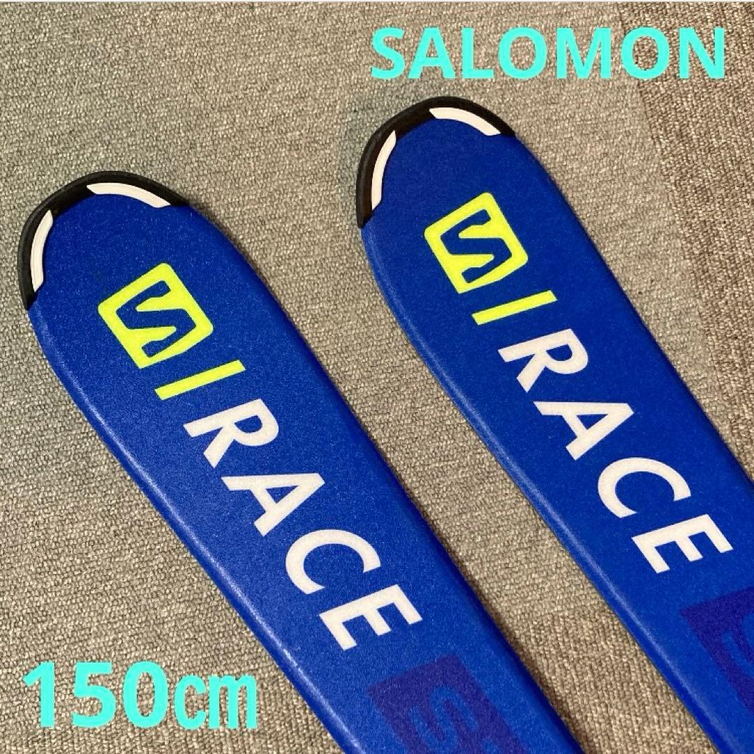SALOMON スキー板　ジュニア　150㎝　ストック付き