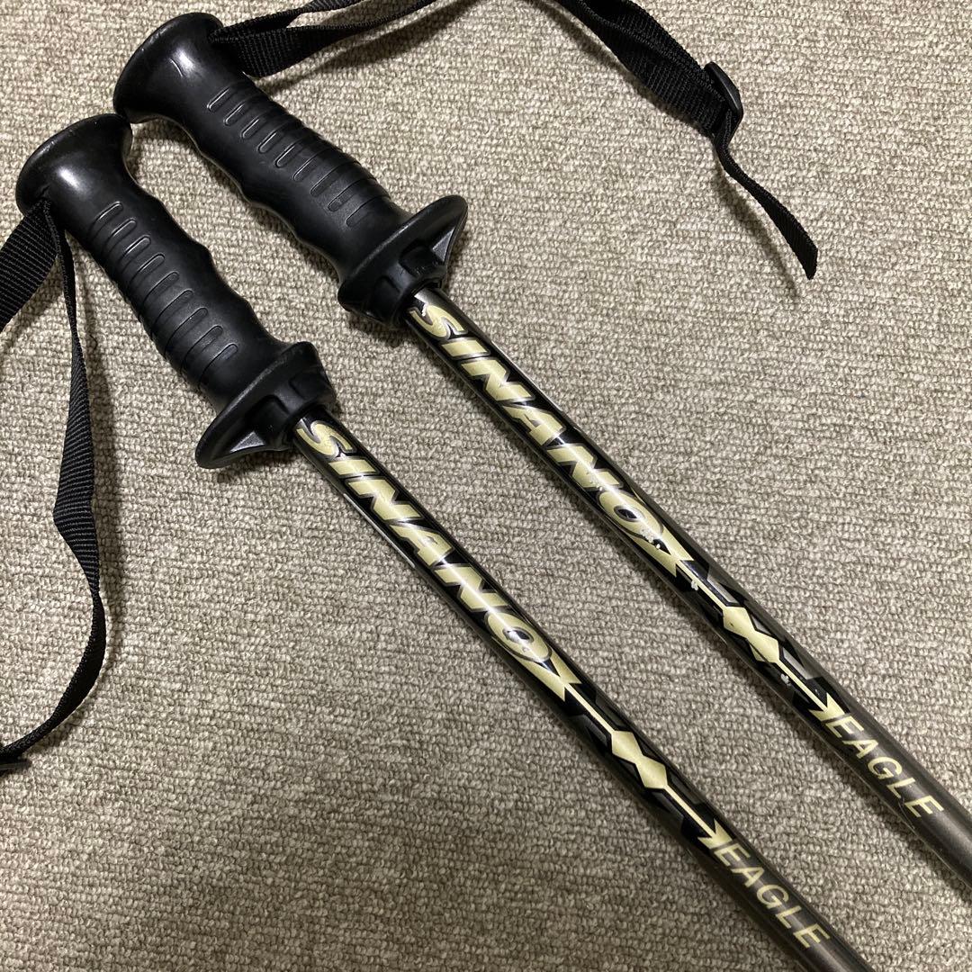 SALOMON スキー板　ジュニア　150㎝　ストック付き