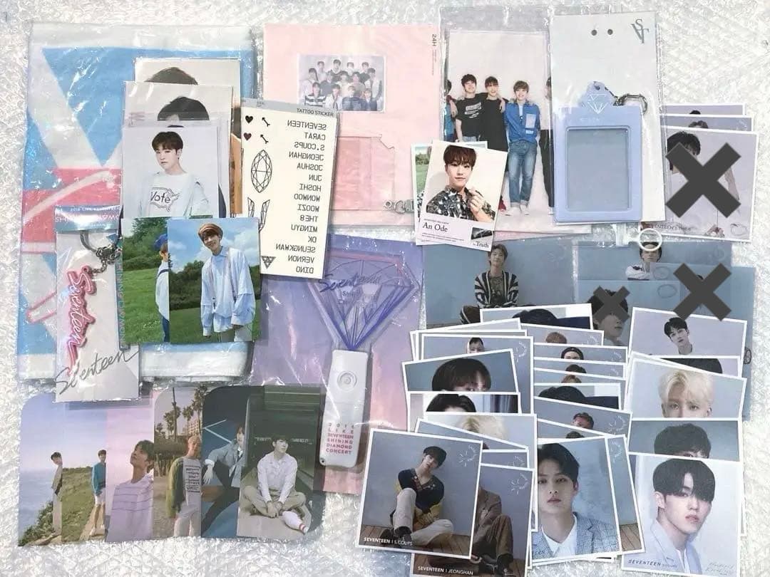 SEVENTEEN セブチ まとめ売り チェキ 直筆サイン トレカ 大量セット