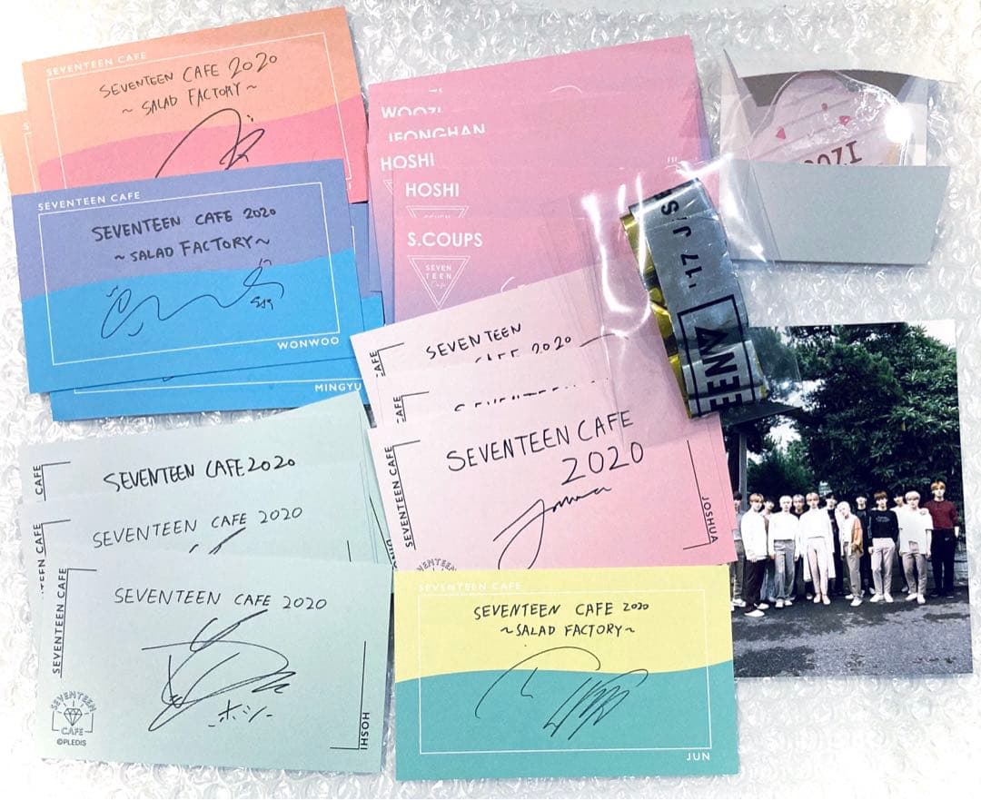 SEVENTEEN セブチ まとめ売り チェキ 直筆サイン トレカ 大量セット