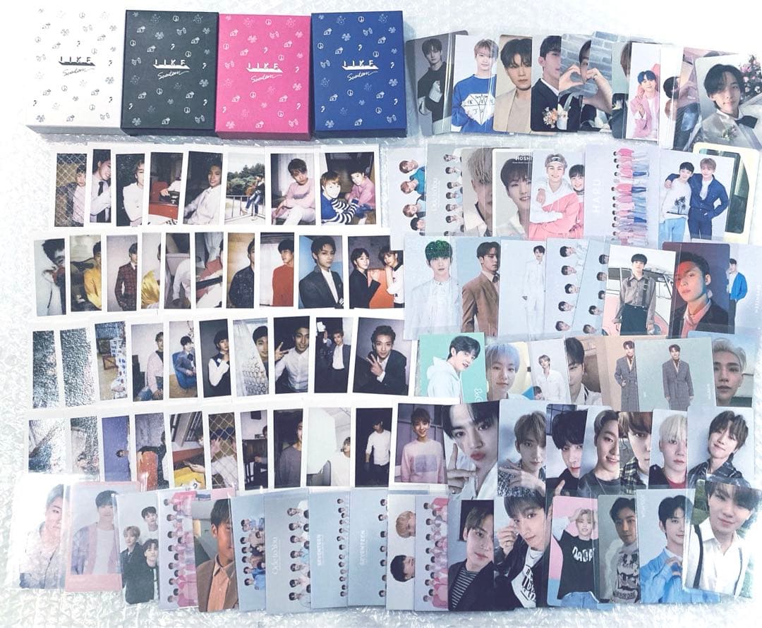 SEVENTEEN セブチ まとめ売り チェキ 直筆サイン トレカ 大量セット