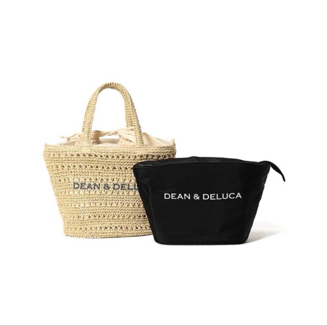 新品DEAN & DELUCAカゴバッグナチュラルM