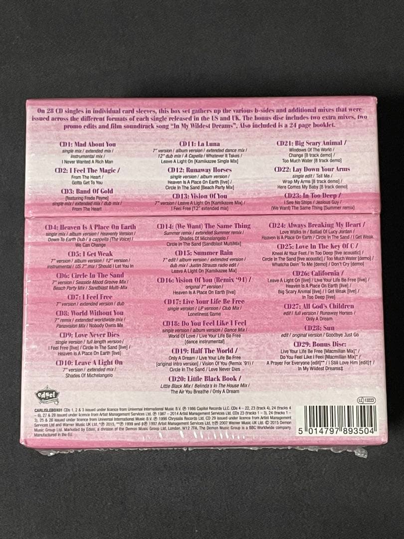 CD Singles 1986-2014 紙ジャケ ベリンダ・カーライル　新品