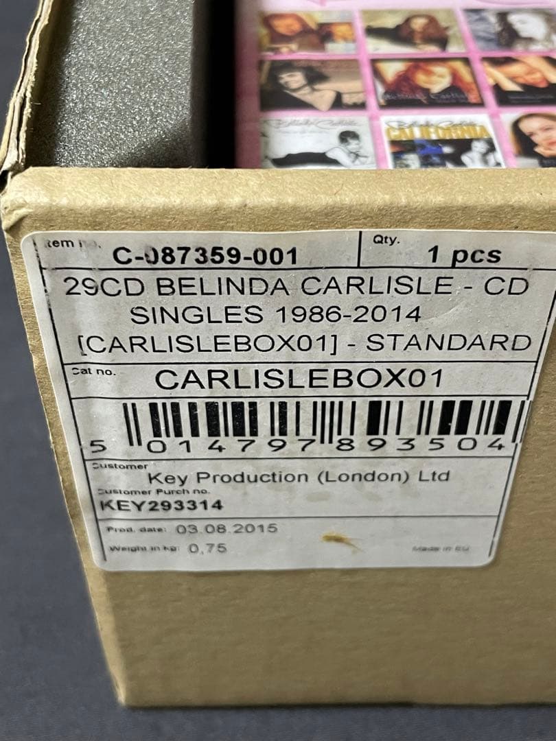 CD Singles 1986-2014 紙ジャケ ベリンダ・カーライル　新品