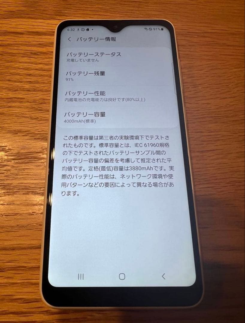 Galaxy A22 5G SC-56B docomo ホワイト 初期化済み