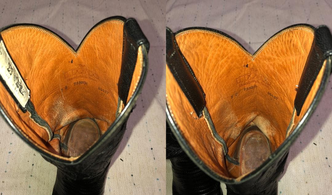 ウェスタンブーツ リザード ELDORADO(エルドラード)中古 7D25cm