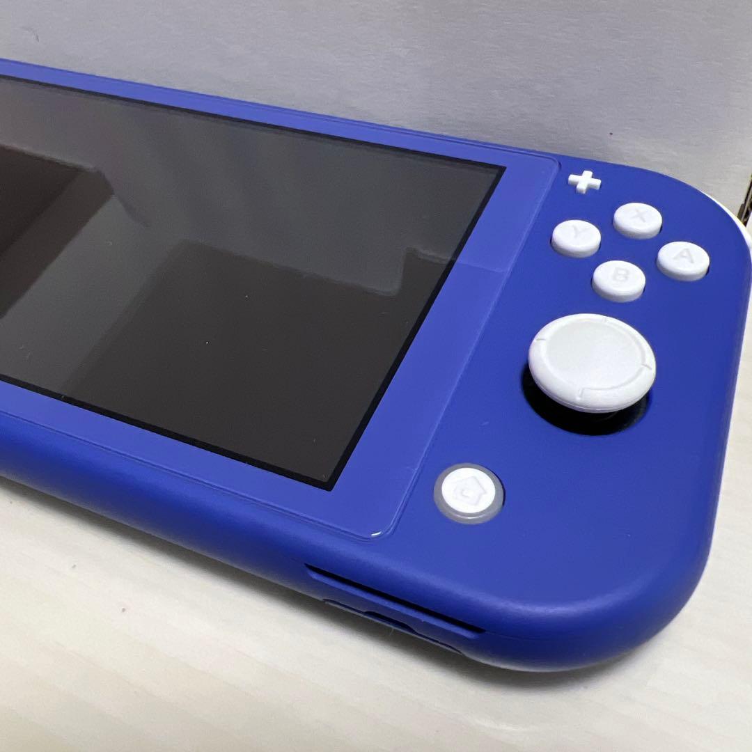 Nintendo Switch Lite ブルー　充電器、SDカード付き