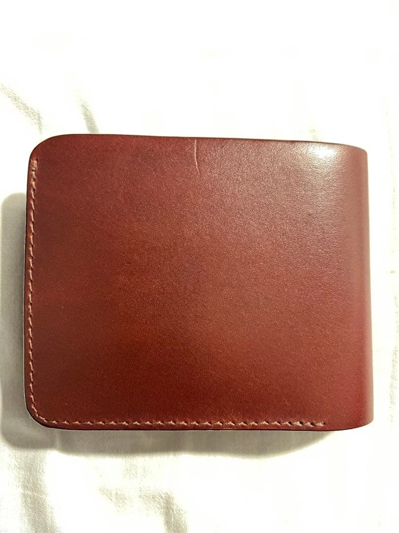 本革　2つ折り財布