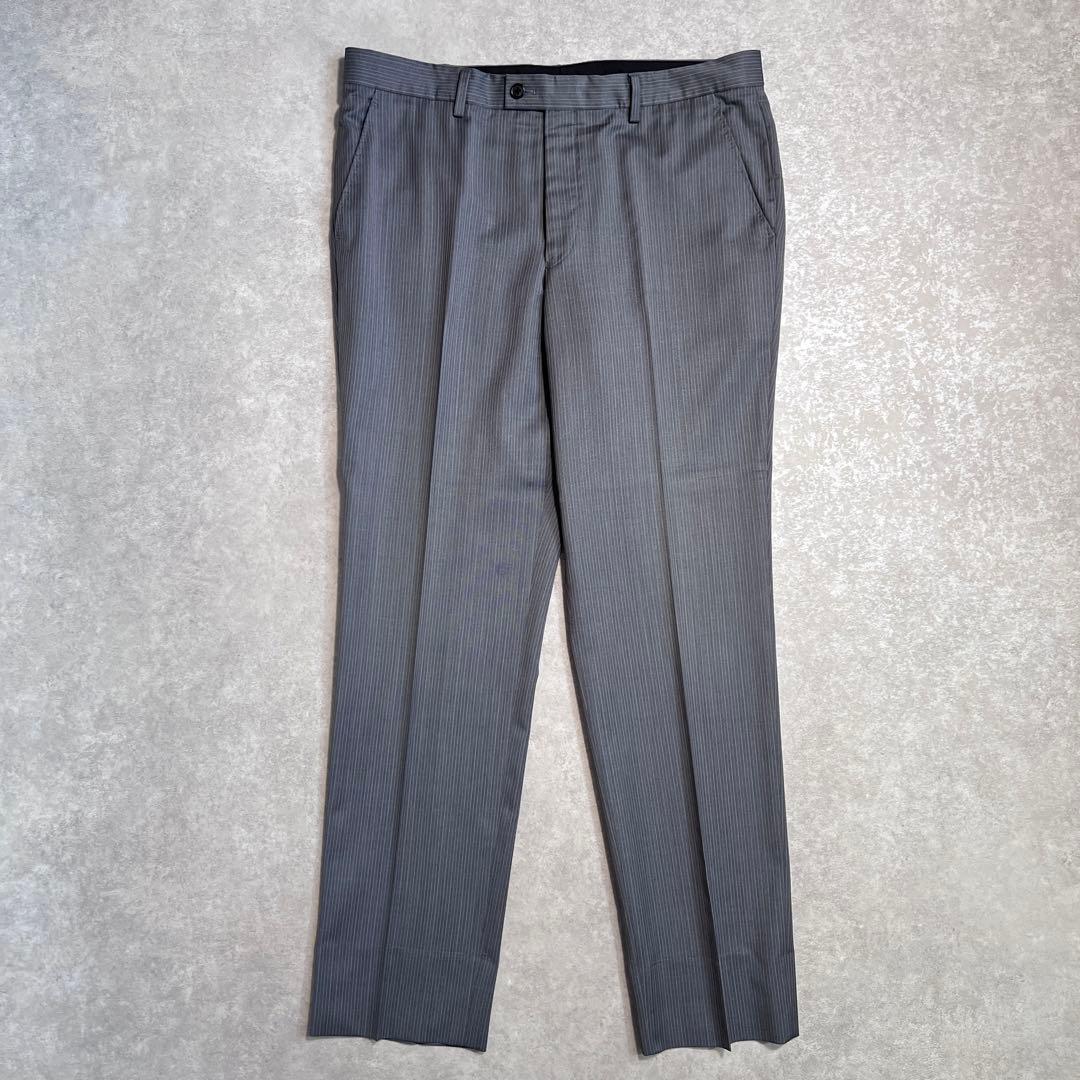 【極美品】ポールスミスロンドン×ゼニア シルク混スーツセットアップ グレー L2