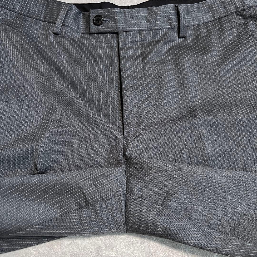 【極美品】ポールスミスロンドン×ゼニア シルク混スーツセットアップ グレー L2