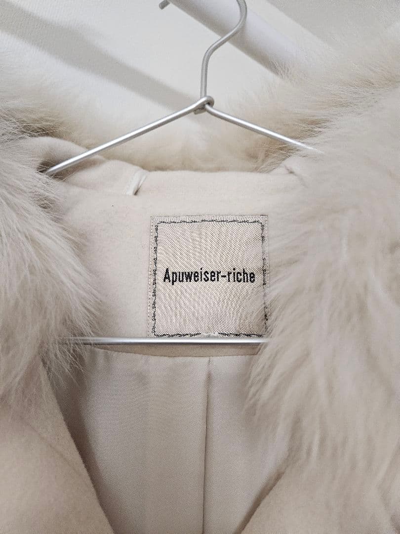 【最終値下げ】アプワイザーリッシェ　ダッフル　コート　天然毛ファー【美品】