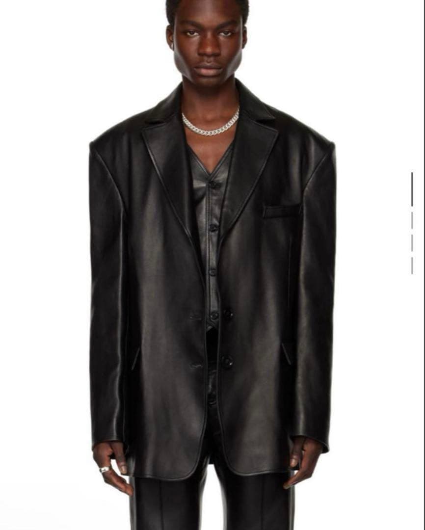 LU'U ĐAN ブラック テーラードジャケット