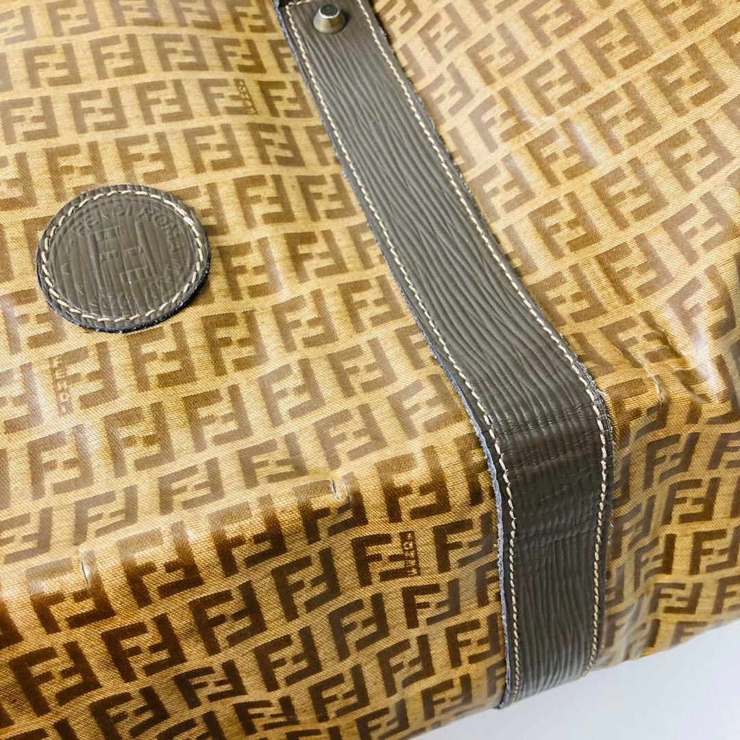 FENDI ズッキーノ 総柄 ボストンバッグ