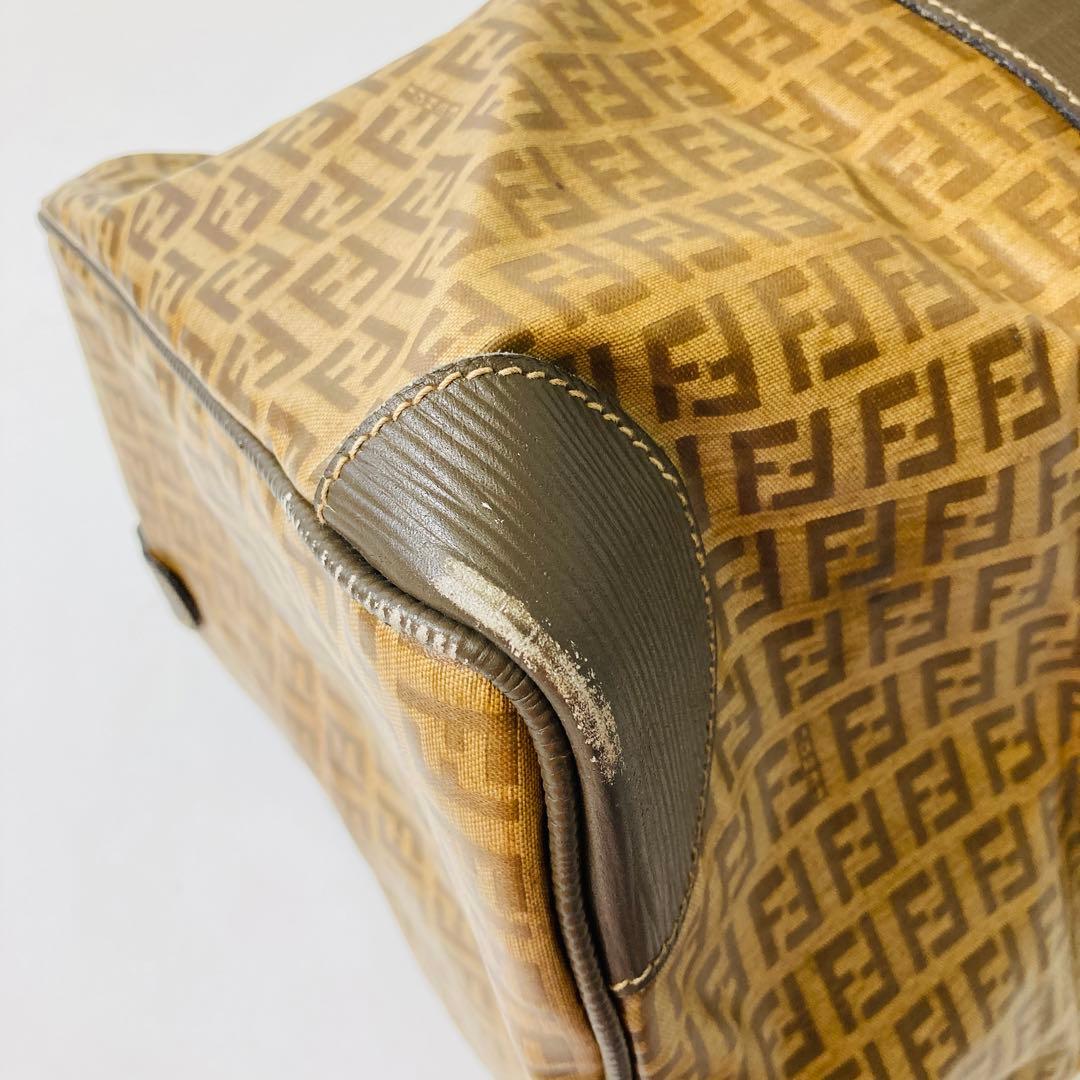 FENDI ズッキーノ 総柄 ボストンバッグ