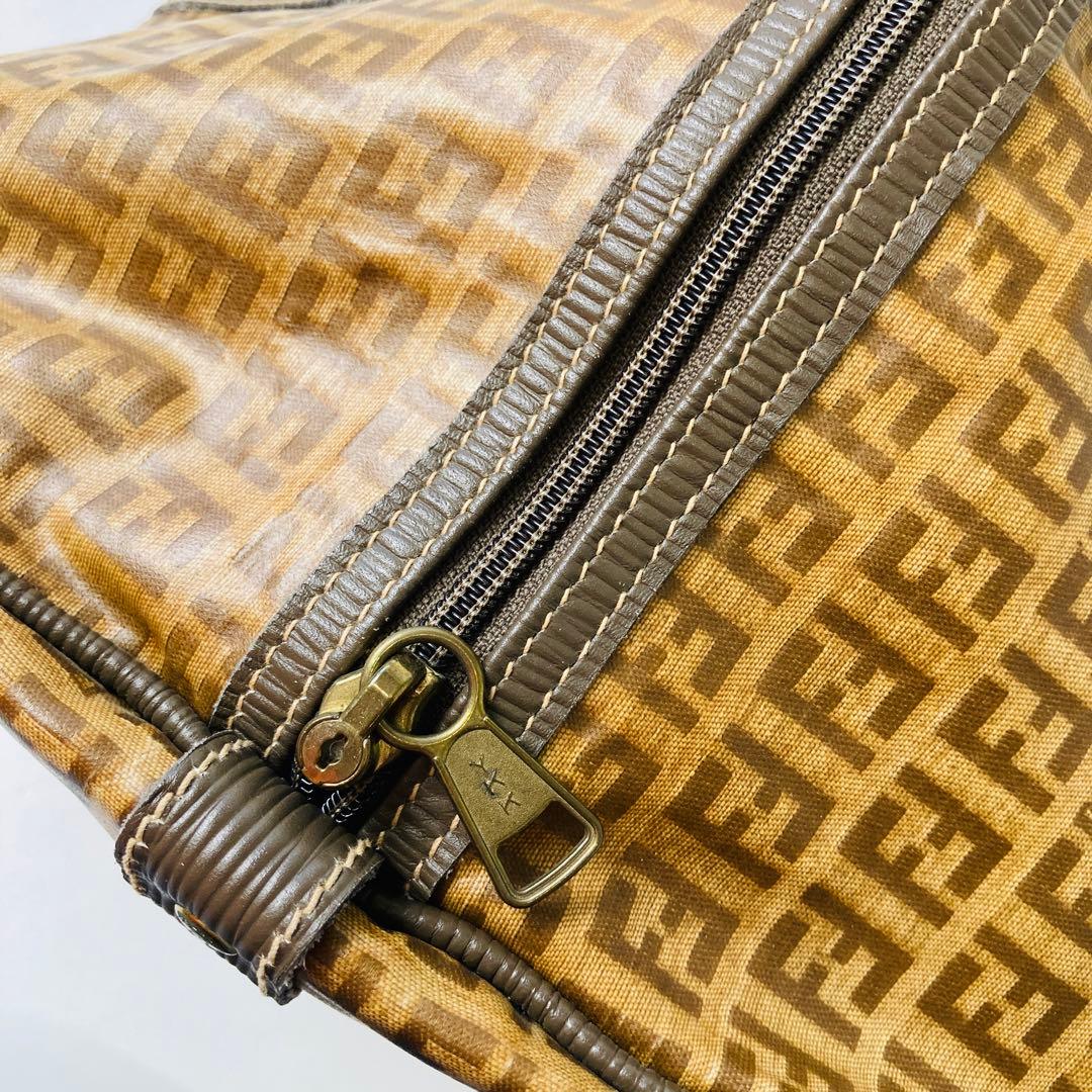 FENDI ズッキーノ 総柄 ボストンバッグ