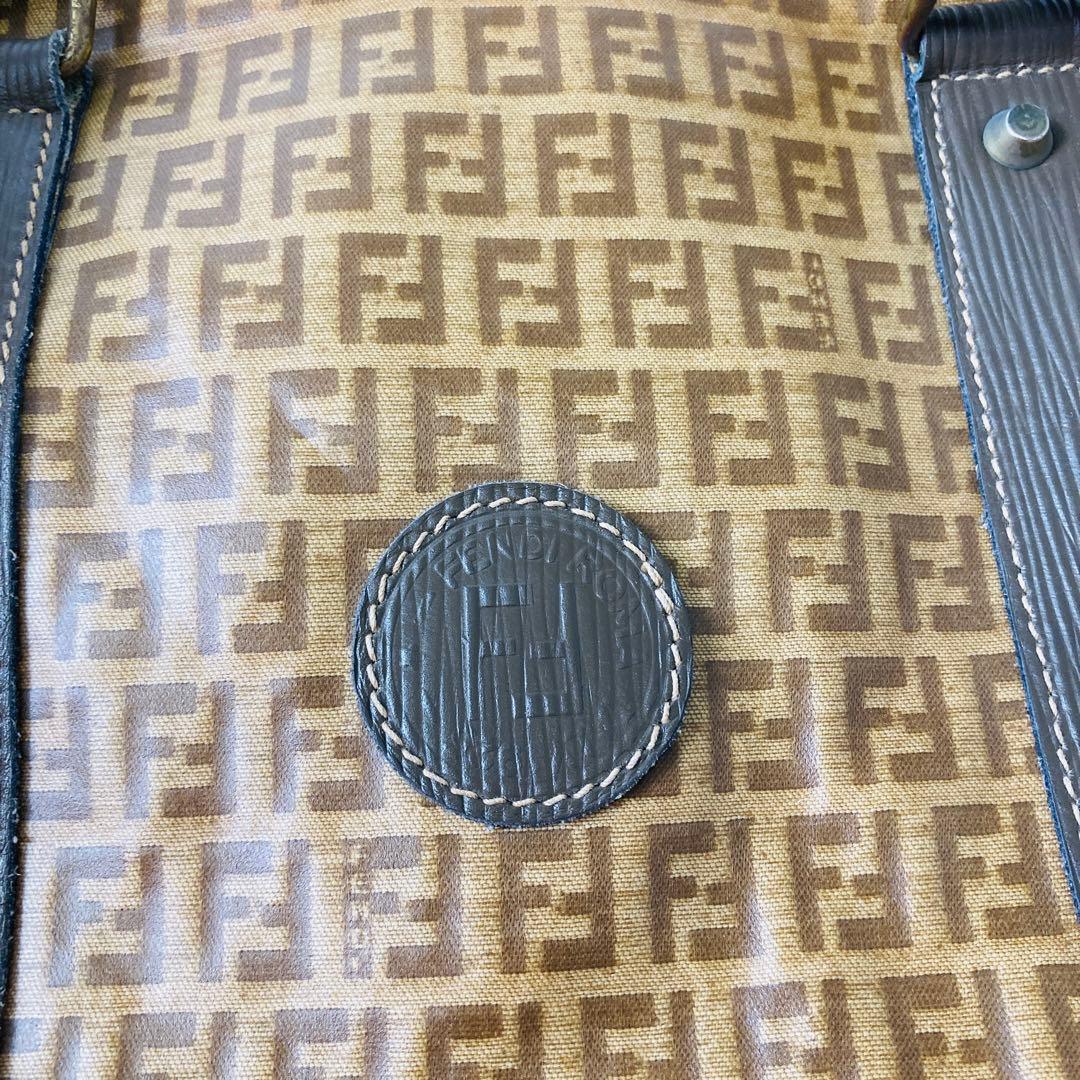 FENDI ズッキーノ 総柄 ボストンバッグ