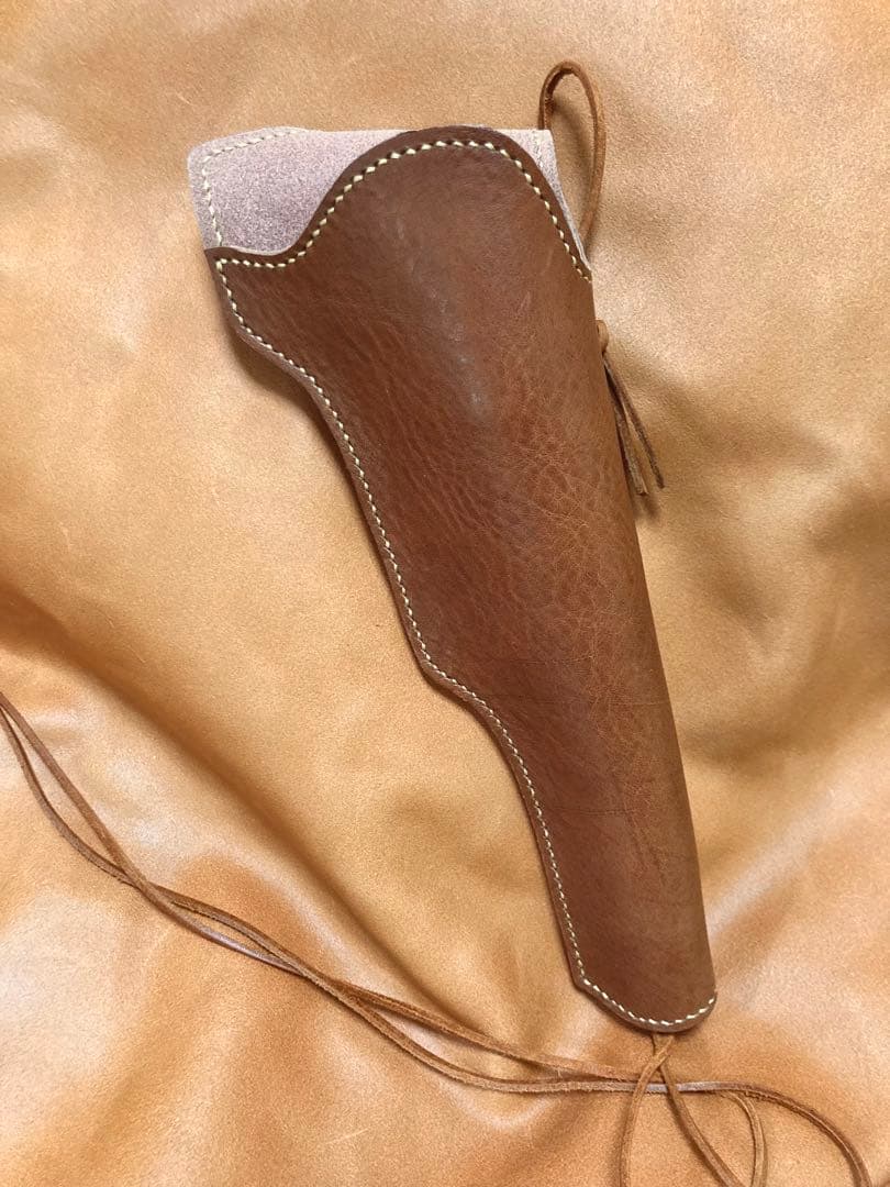 コルト M1848 ドラグーン用右利きレザーホルスター No.800