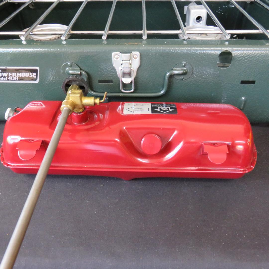 コールマン　バーナー　413H　新品　小傷あり　スタンド付き　付属品多数