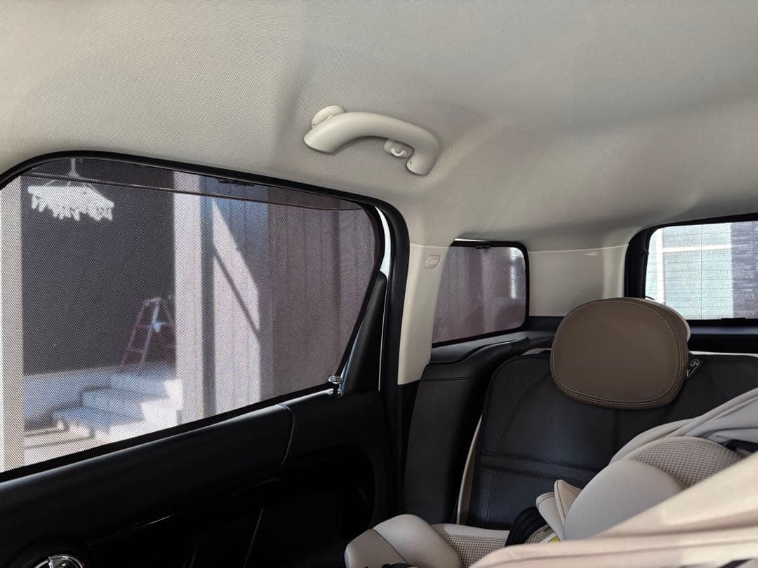 MINIF60メッシュサンシェード 取り付けクリップ付き