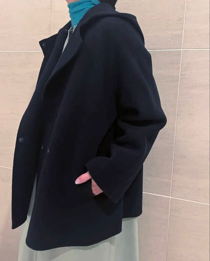 【美品✨プレミアムウール】ボールジィ リバー フーデッドショートコート