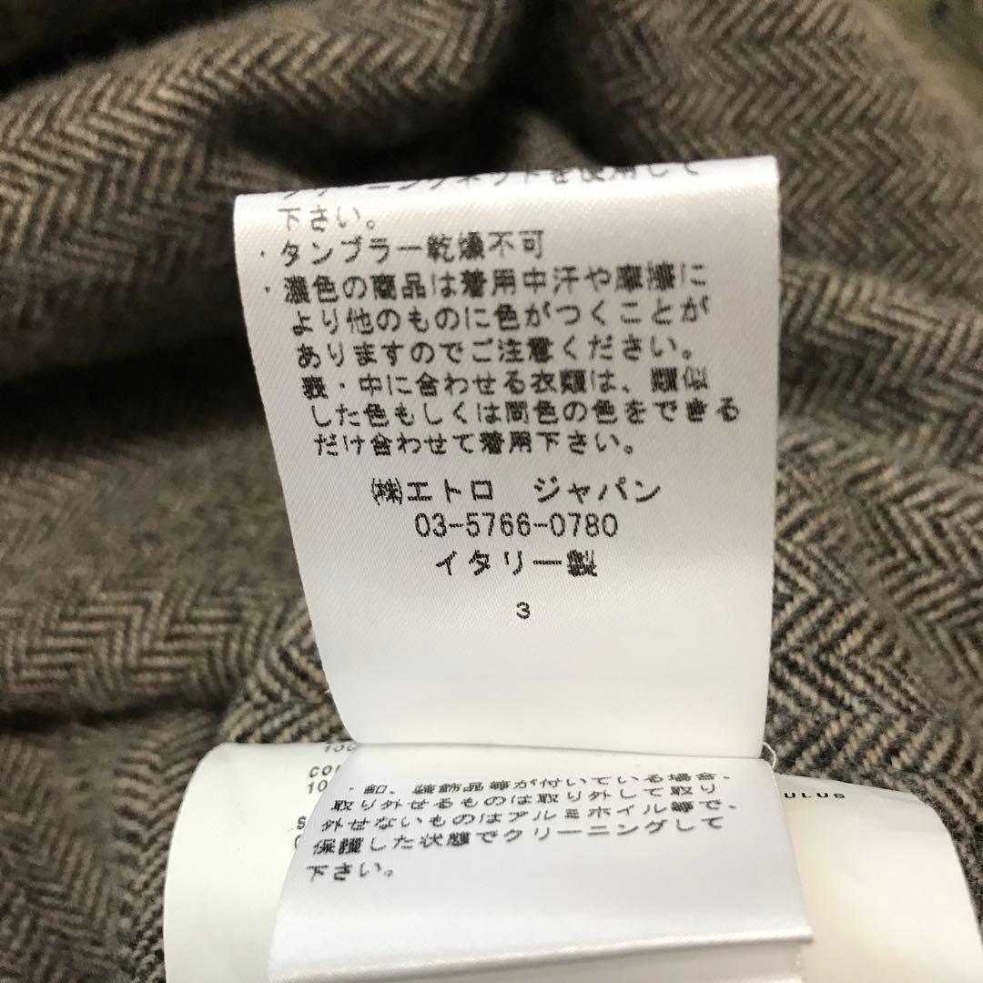 ETRO ペイズリー柄 トレンチコート 38