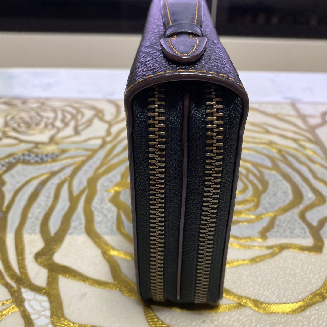 竜神美品ハワイ購入　コーチ　ダブルジップ財布　325ドル　お買い得