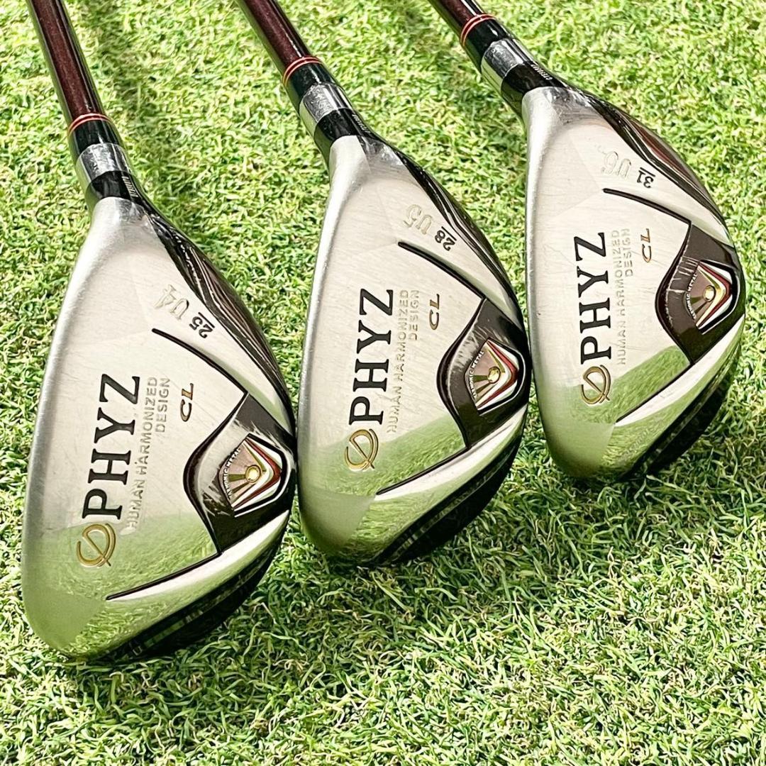 ブリヂストン ファイズ PHYZ CL UT レディース L 3本セット 右利き