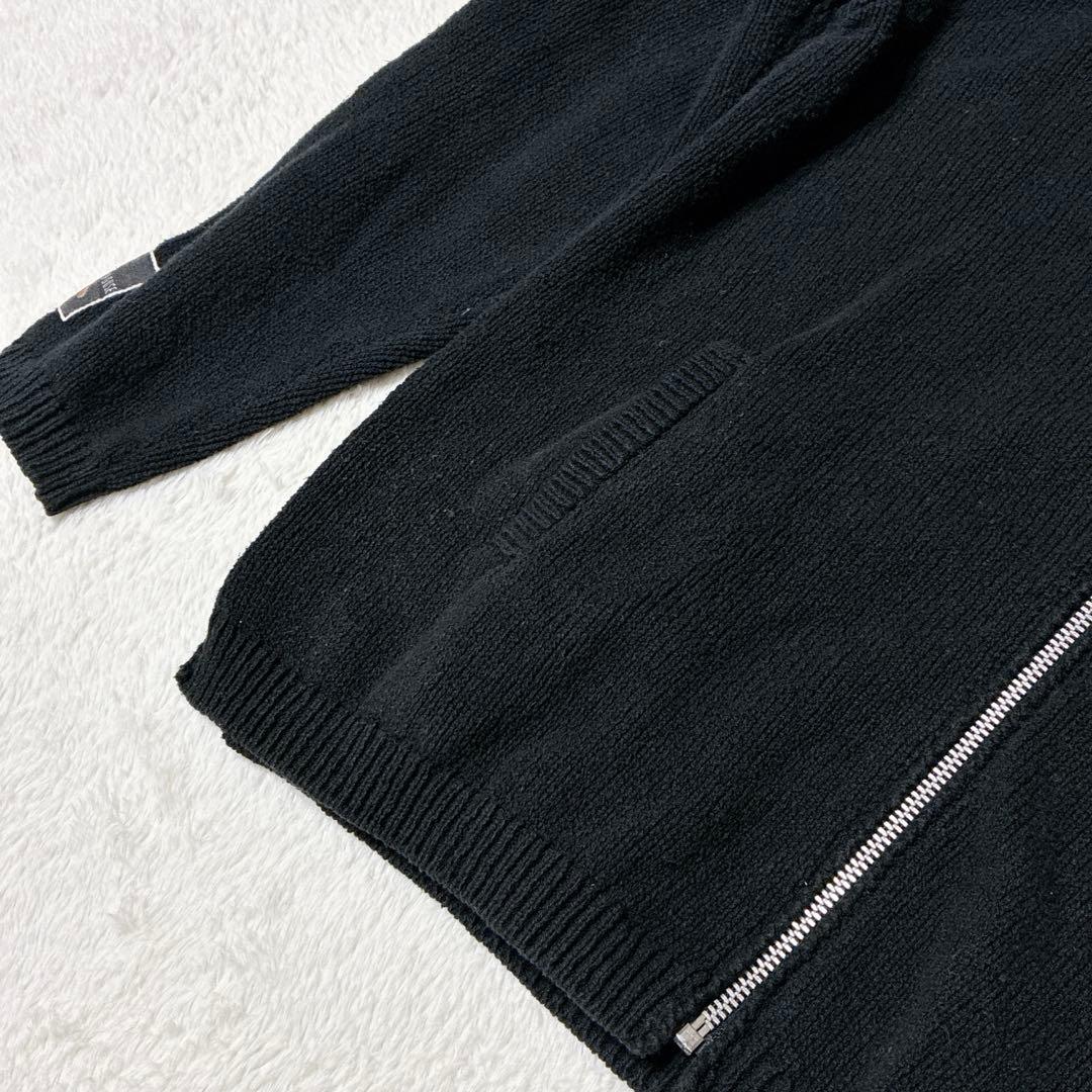 ク*ア様 ピンクハウス 希少 1990年代 うさぎ フード パーカー 黒 ワッペ