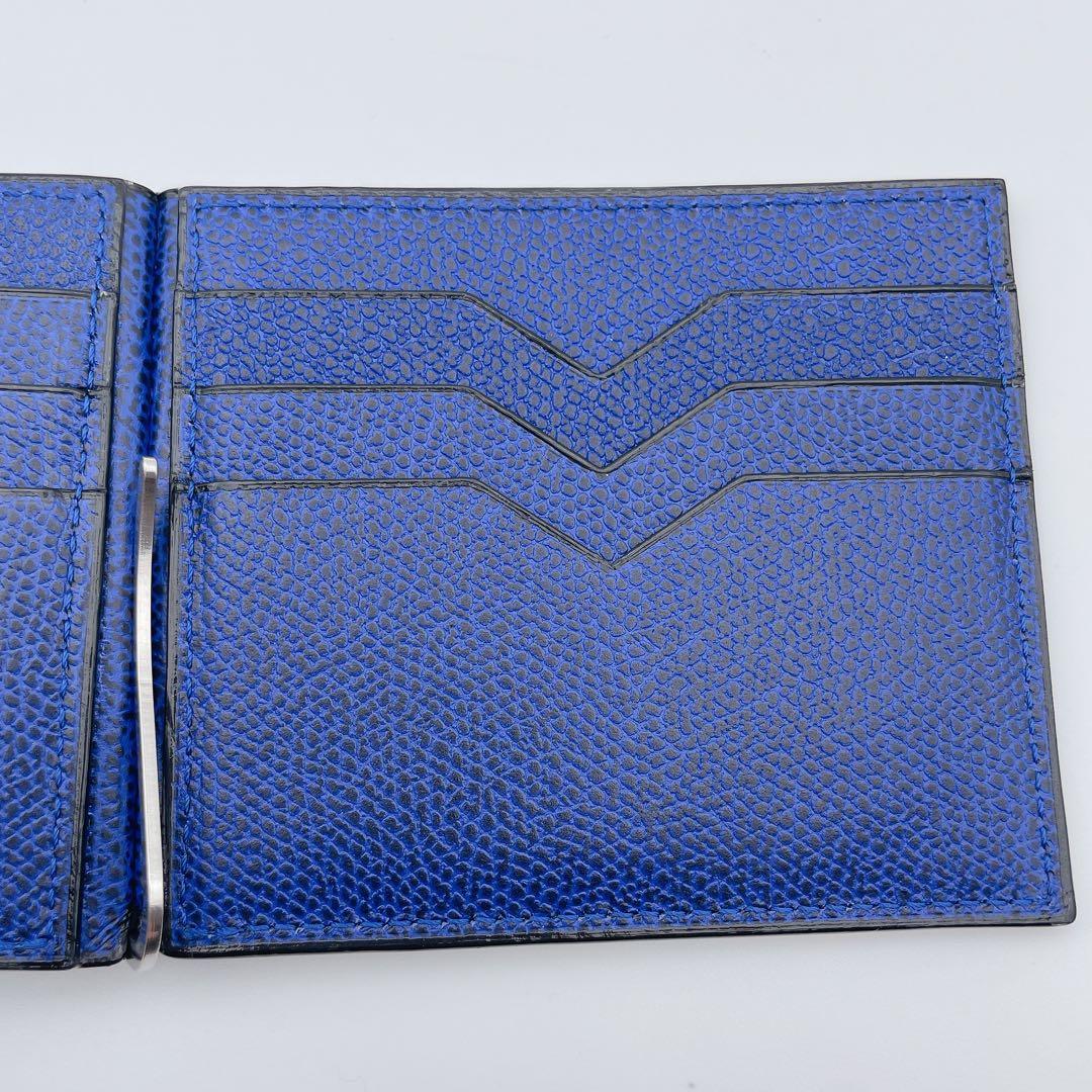 未使用✨Valextra ヴァレクストラ マネークリップ カードケース レザー