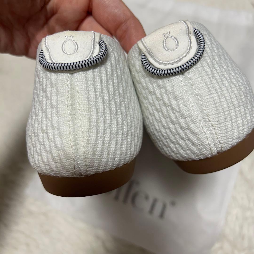 bibiy　Öffen ローズモチーフ フラットシューズ　37